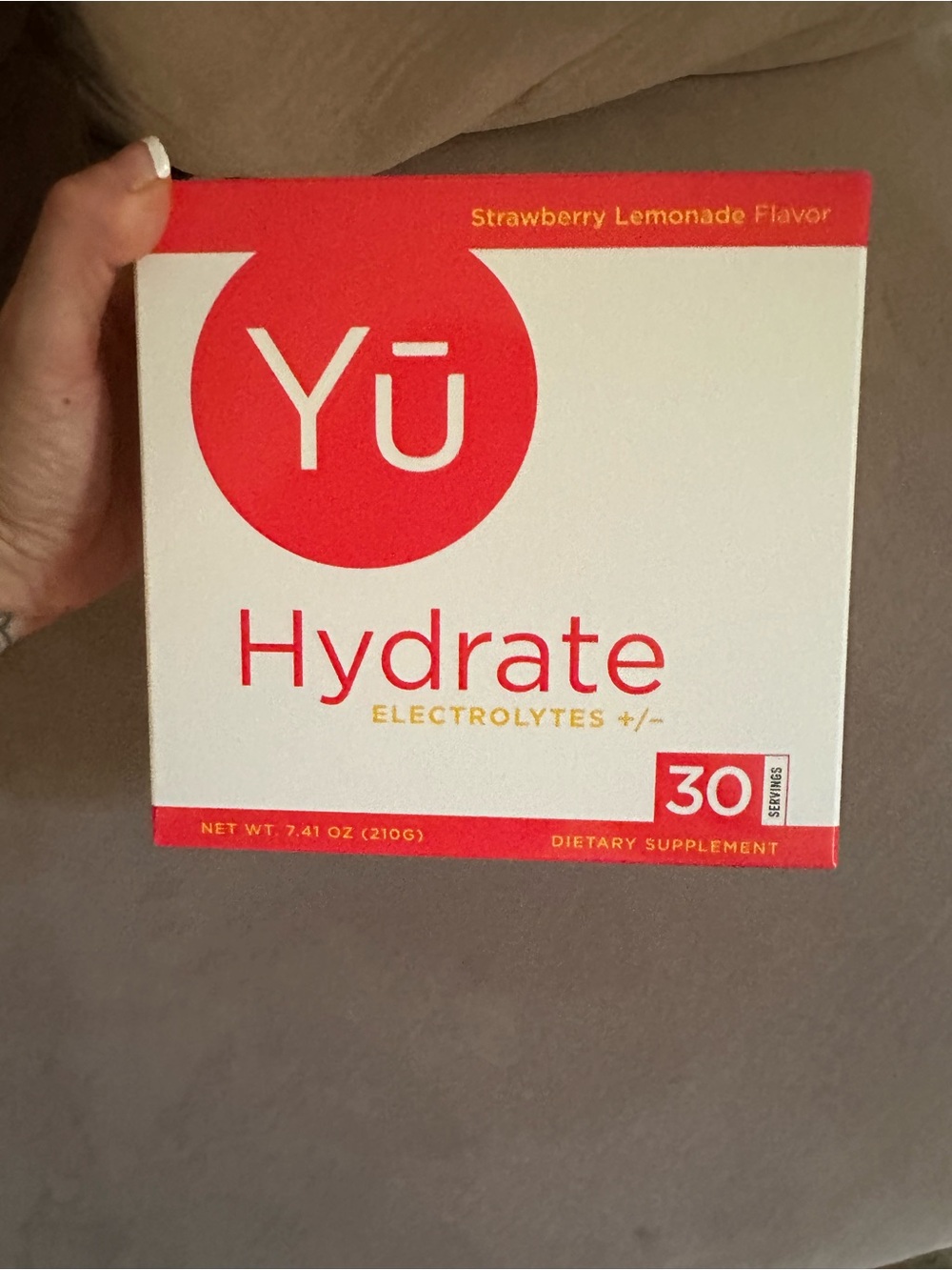 Hydrate Electrolytes - Strawberry Lemonade (White & Red)